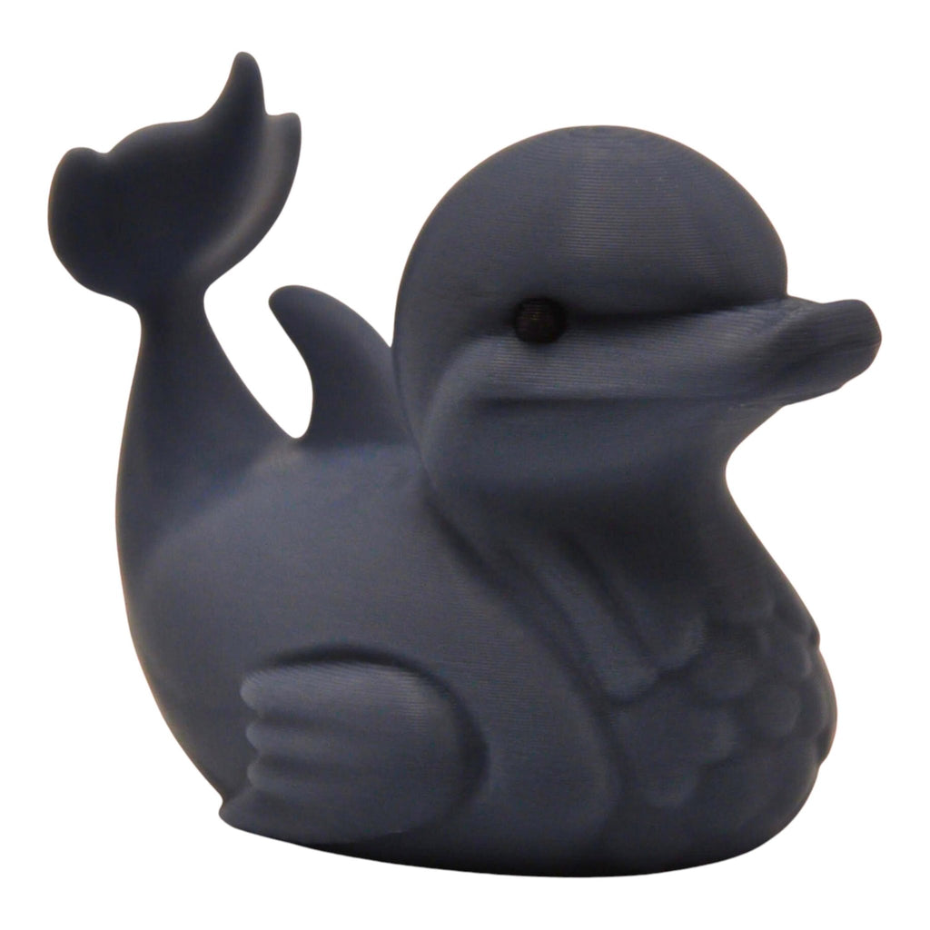 Dolphin Duck Animal Decoration Unique Novelty Item Gray Sculpture Artistic - JM Designs