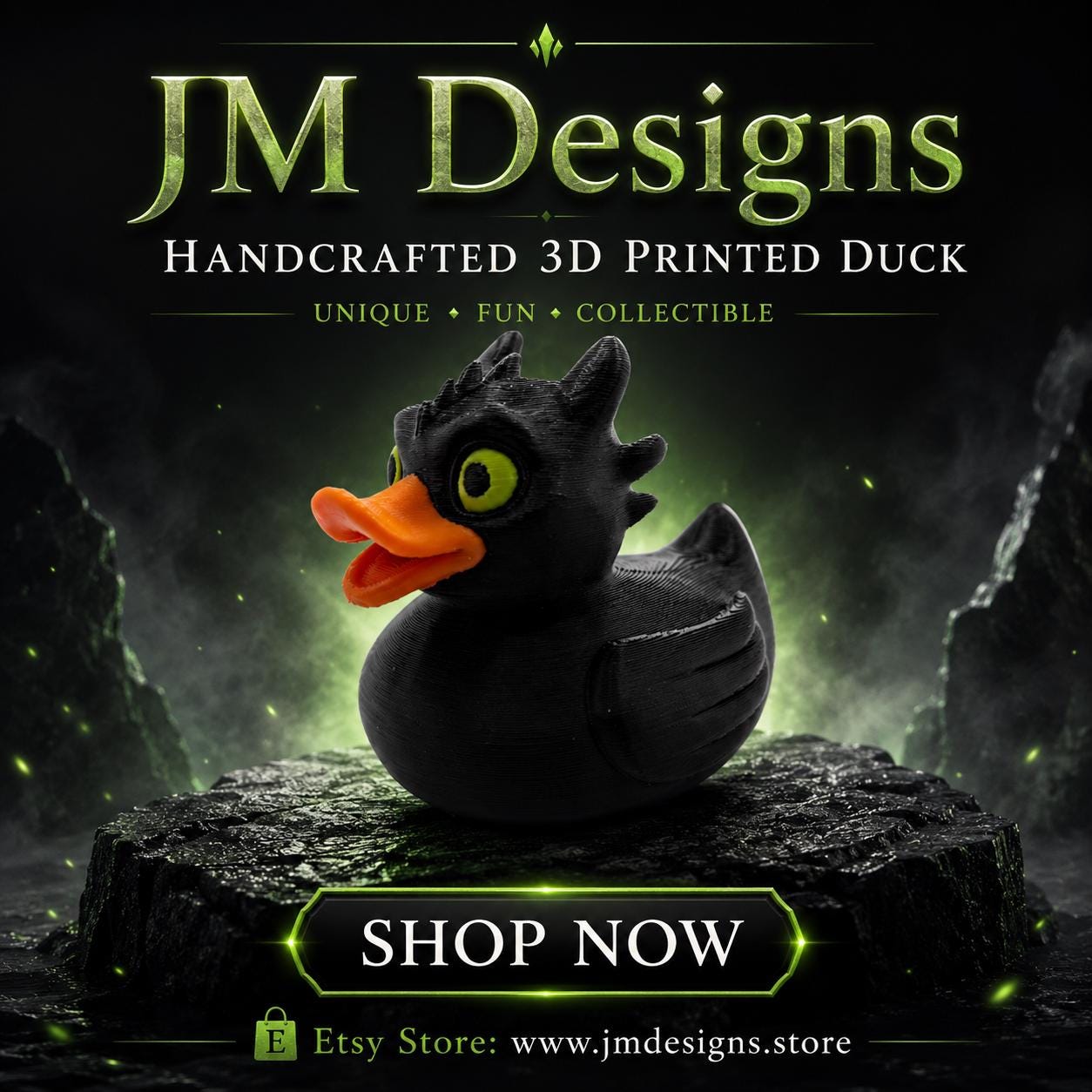 Dragon Duck Figurine Toothless Inspired Night Fury Collectible Jeep Car Dashboard Desk Ornament Handcrafted Cartoon - JM Designs