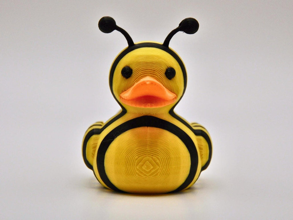 Duck Wall Art, 3D Printed Bumble Bee Decor for Nursery or Bathroom - JM Designs