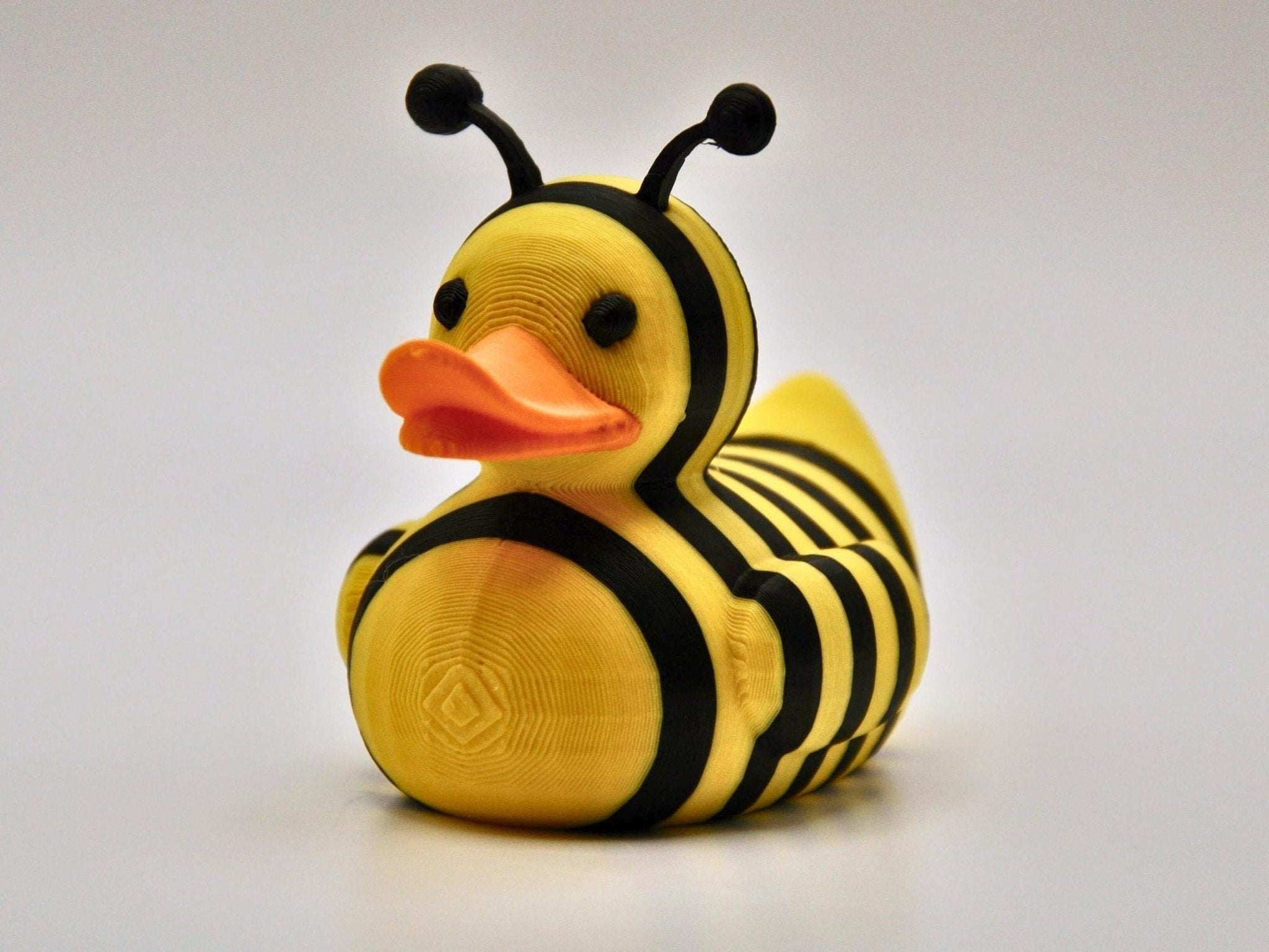 Duck Wall Art, 3D Printed Bumble Bee Decor for Nursery or Bathroom - JM Designs