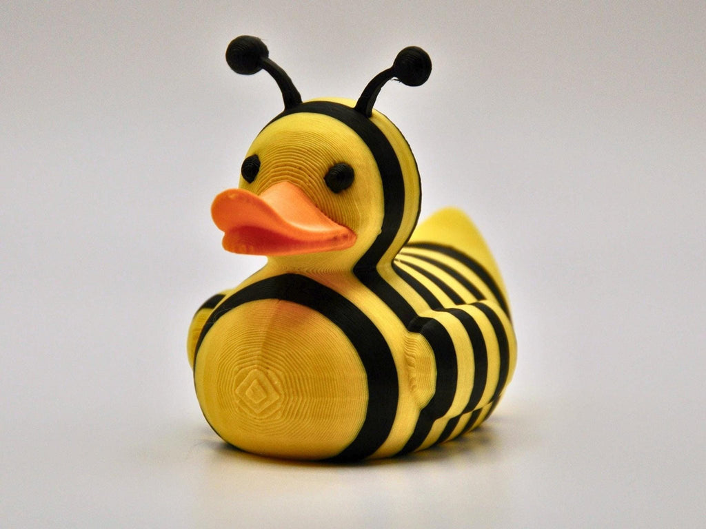 Duck Wall Art, 3D Printed Bumble Bee Decor for Nursery or Bathroom - JM Designs