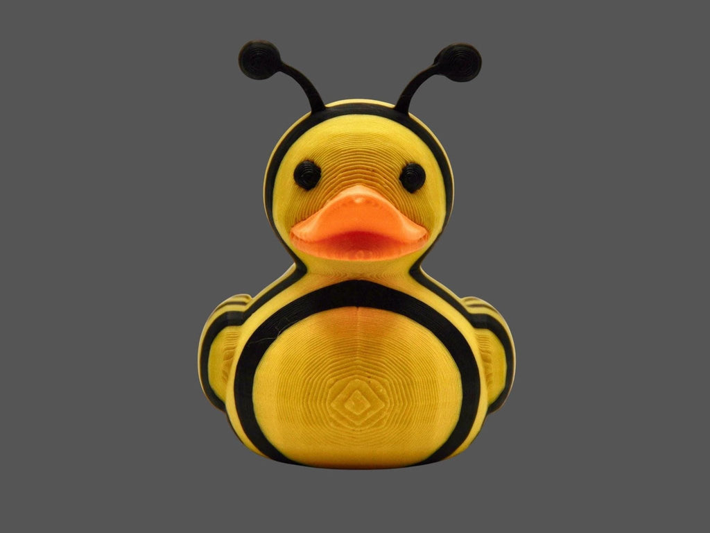 Duck Wall Art, 3D Printed Bumble Bee Decor for Nursery or Bathroom - JM Designs