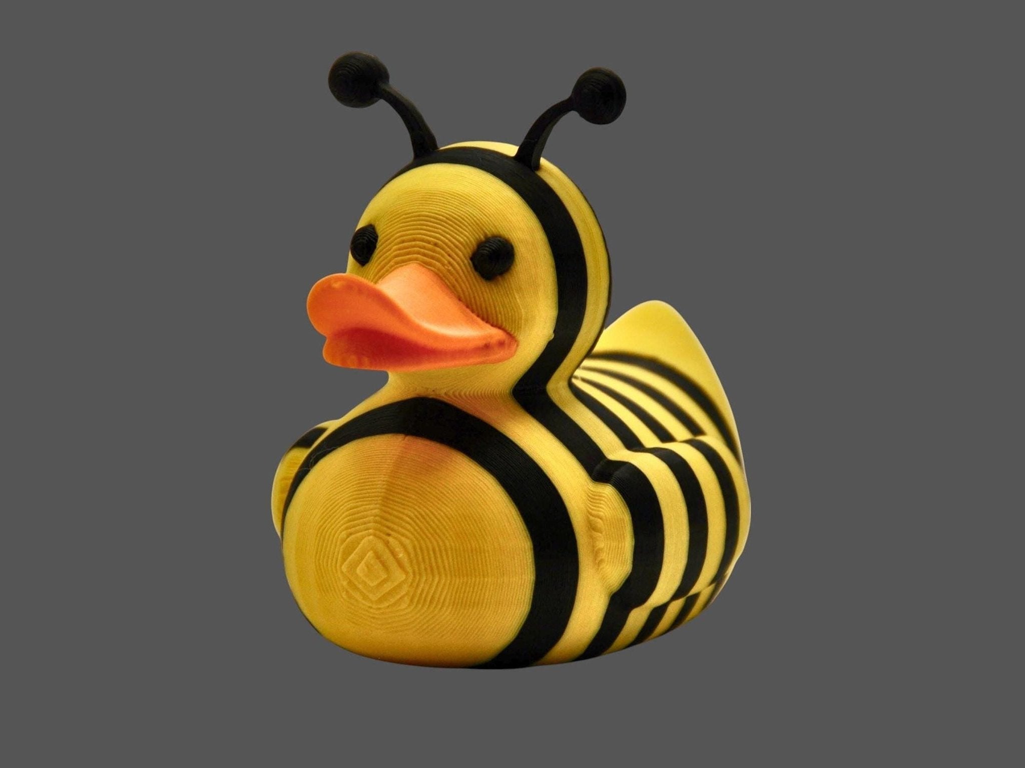 Duck Wall Art, 3D Printed Bumble Bee Decor for Nursery or Bathroom - JM Designs