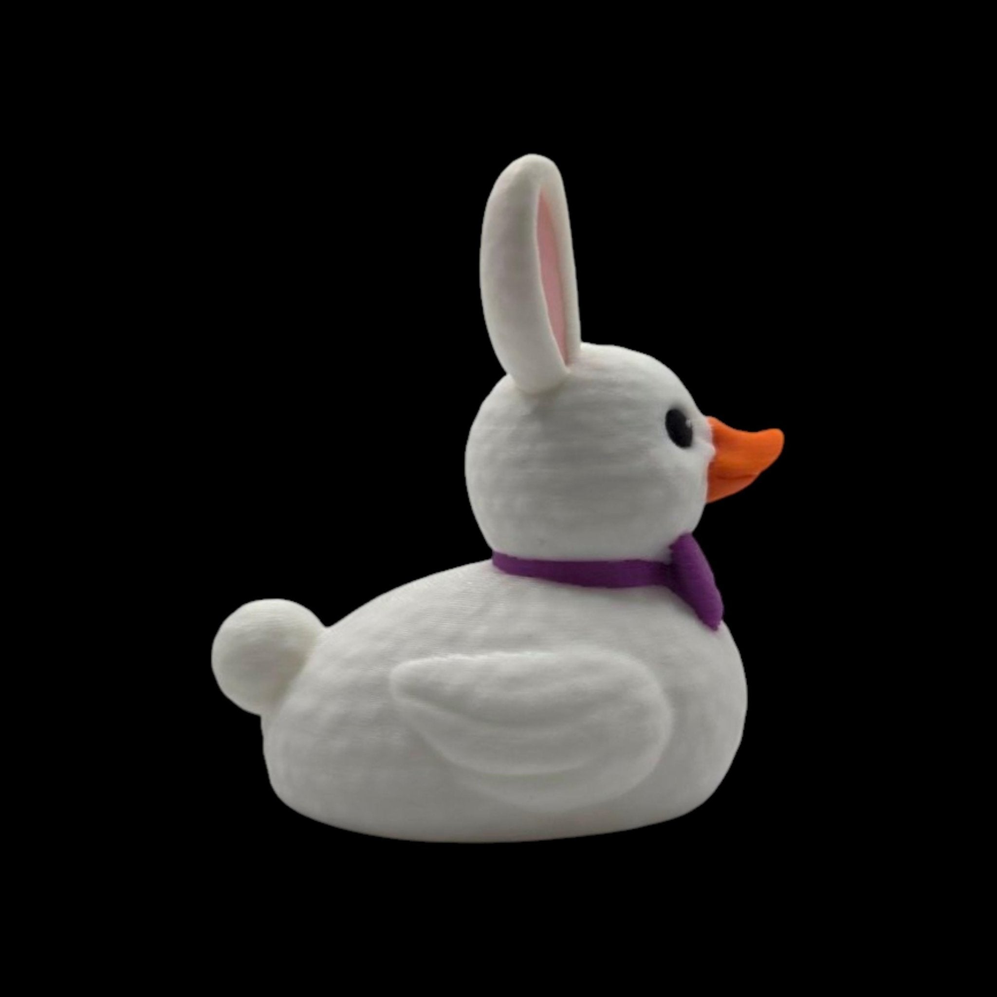 Easter Bunny Duck 2 Color to Choose Desk Accessory Car Figurine White Character Whimsical - JM Designs
