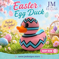 Easter Bunny Duck Dashboard Decoration Desk Accessory Car Figurine Pink Character Whimsical - JM Designs