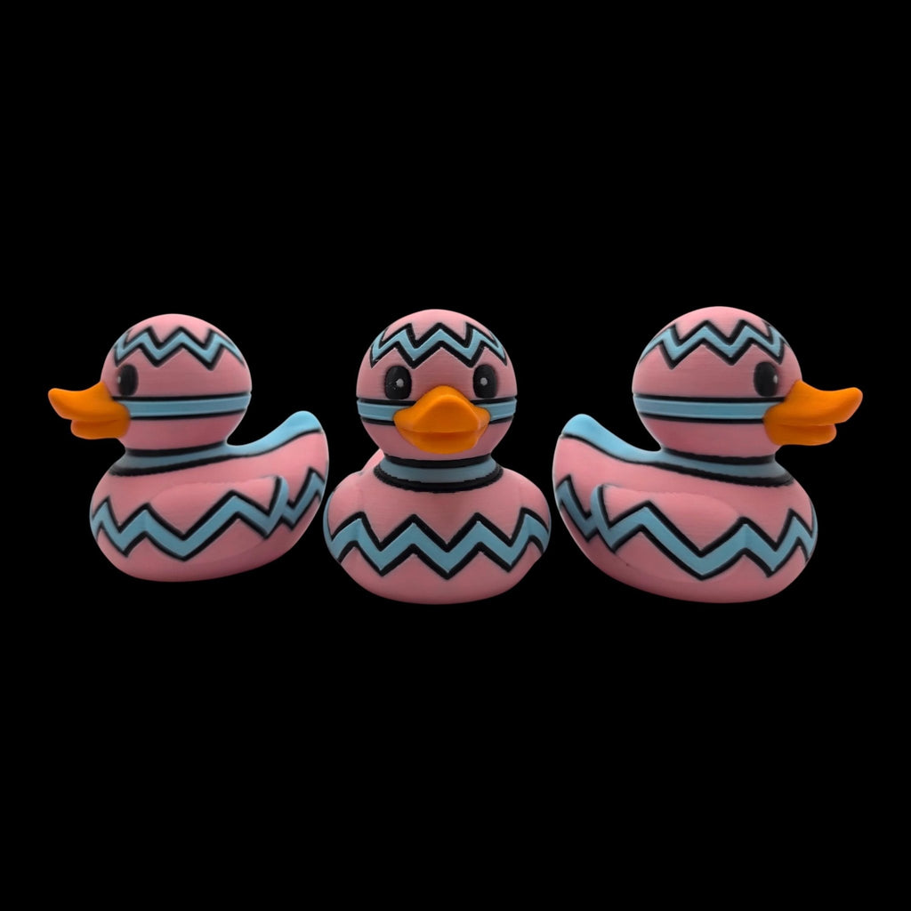 Easter Bunny Duck Dashboard Decoration Desk Accessory Car Figurine Pink Character Whimsical - JM Designs