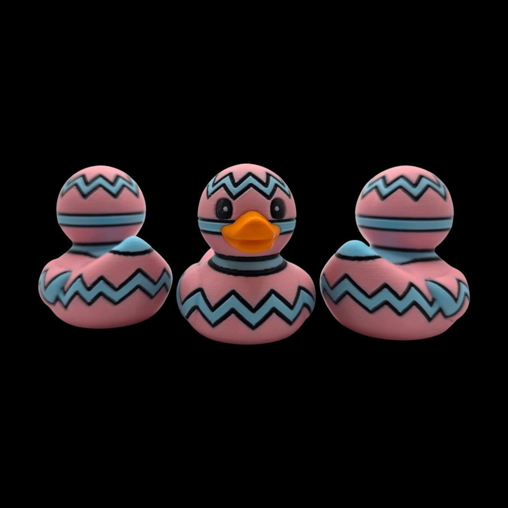 Easter Bunny Duck Dashboard Decoration Desk Accessory Car Figurine Pink Character Whimsical - JM Designs
