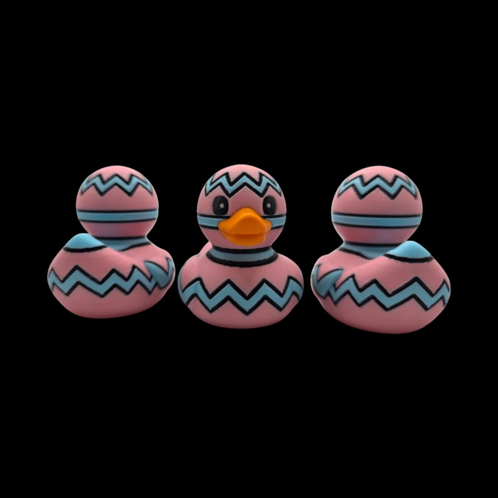 Easter Bunny Duck Dashboard Decoration Desk Accessory Car Figurine Pink Character Whimsical - JM Designs