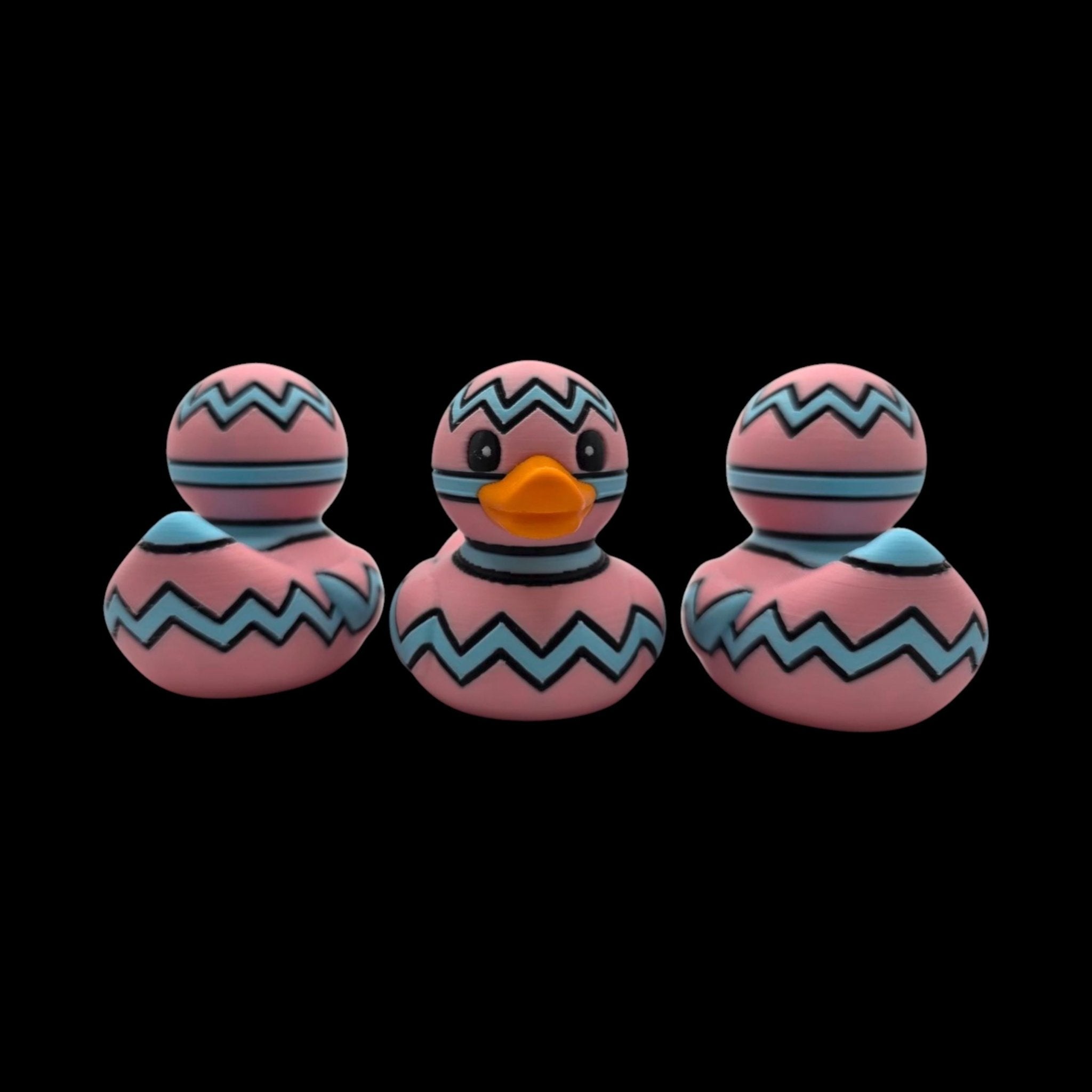 Easter Bunny Duck Dashboard Decoration Desk Accessory Car Figurine Pink Character Whimsical - JM Designs