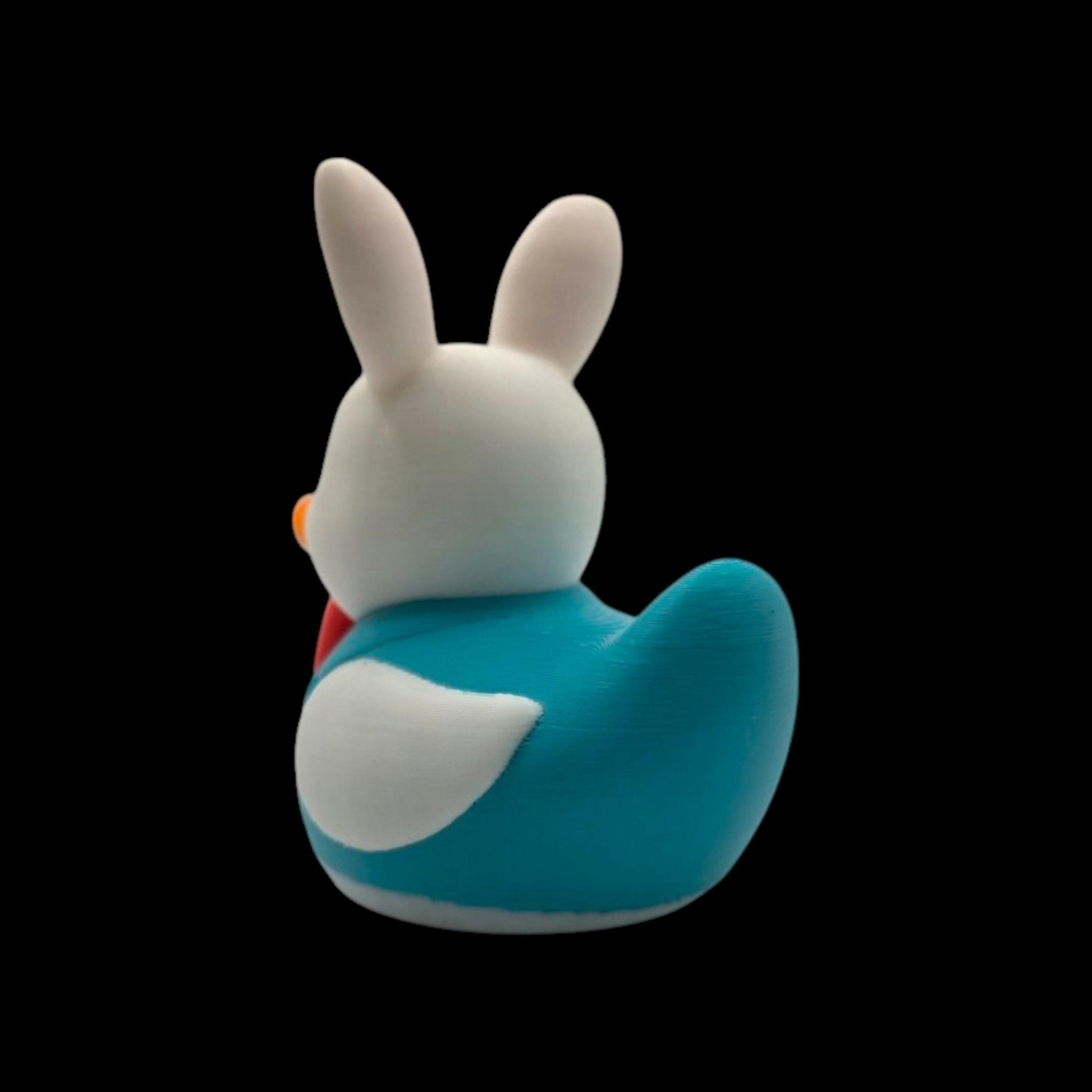 Easter Bunny Duck Dashboard Decoration Desk Accessory Car Figurine Teal Character Whimsical - JM Designs