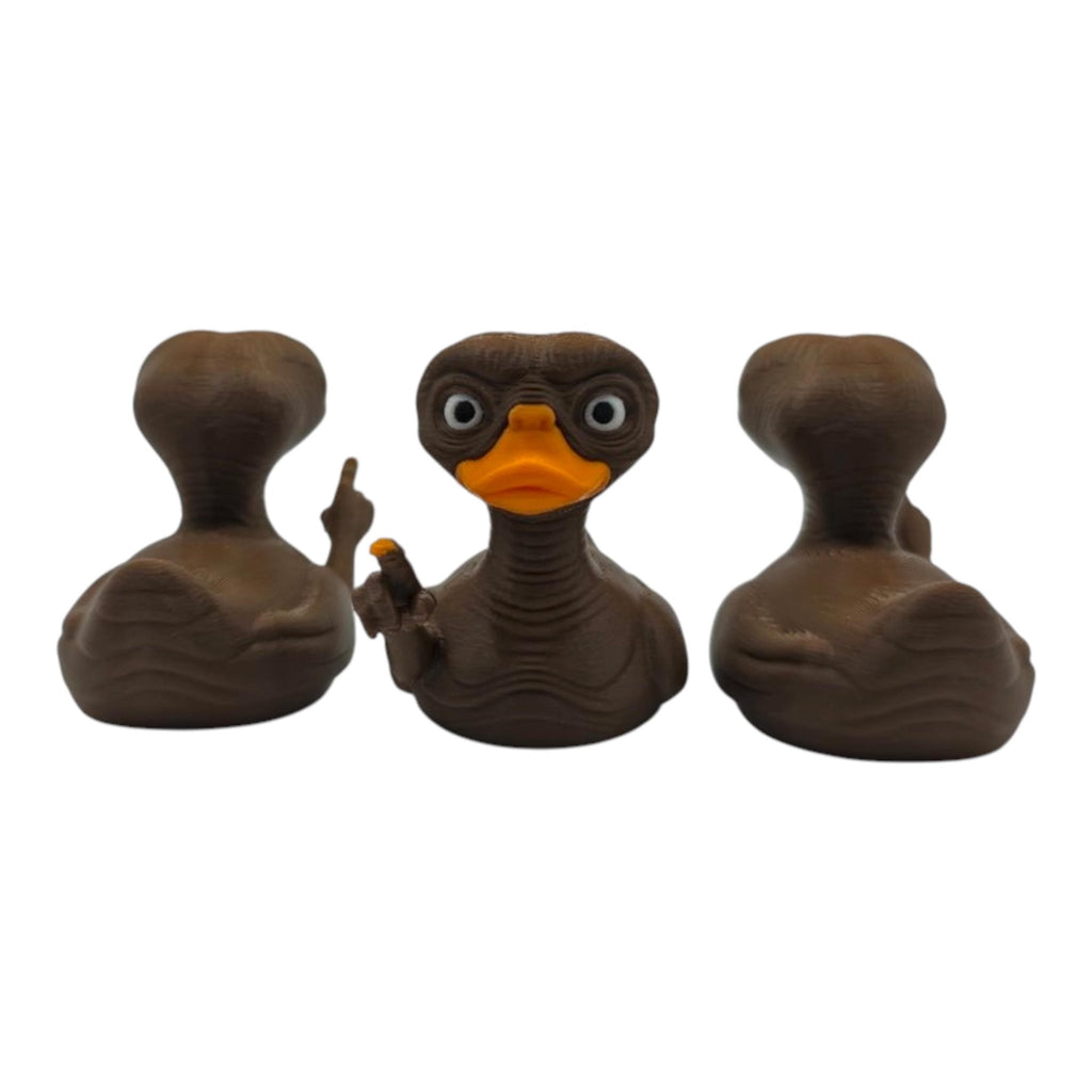 E.T. ExtraTerrestrial Inspired Duck Movie Fan Alien Figure Collectible Display Shelf Piece Dashboard Ornament Car Accessory - JM Designs