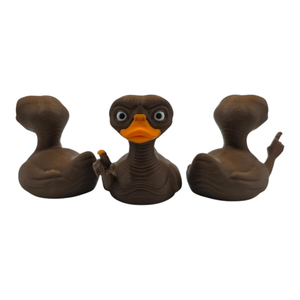 E.T. ExtraTerrestrial Inspired Duck Movie Fan Alien Figure Collectible Display Shelf Piece Dashboard Ornament Car Accessory - JM Designs