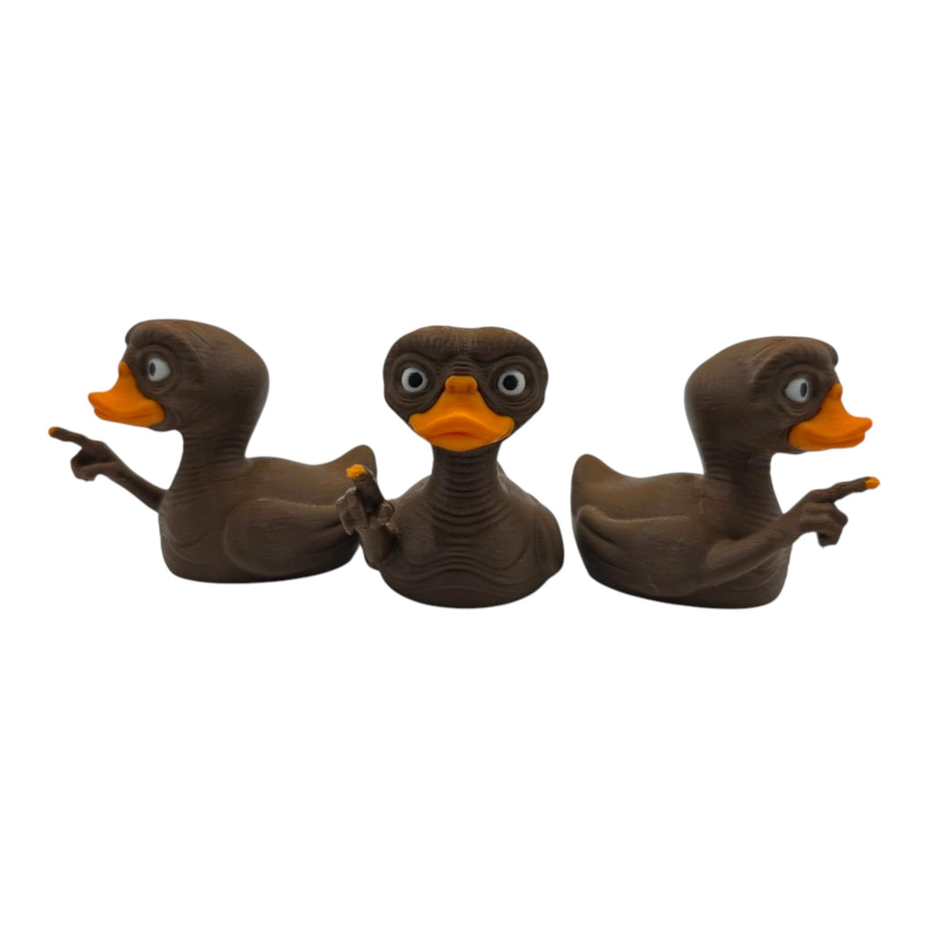 E.T. ExtraTerrestrial Inspired Duck Movie Fan Alien Figure Collectible Display Shelf Piece Dashboard Ornament Car Accessory - JM Designs