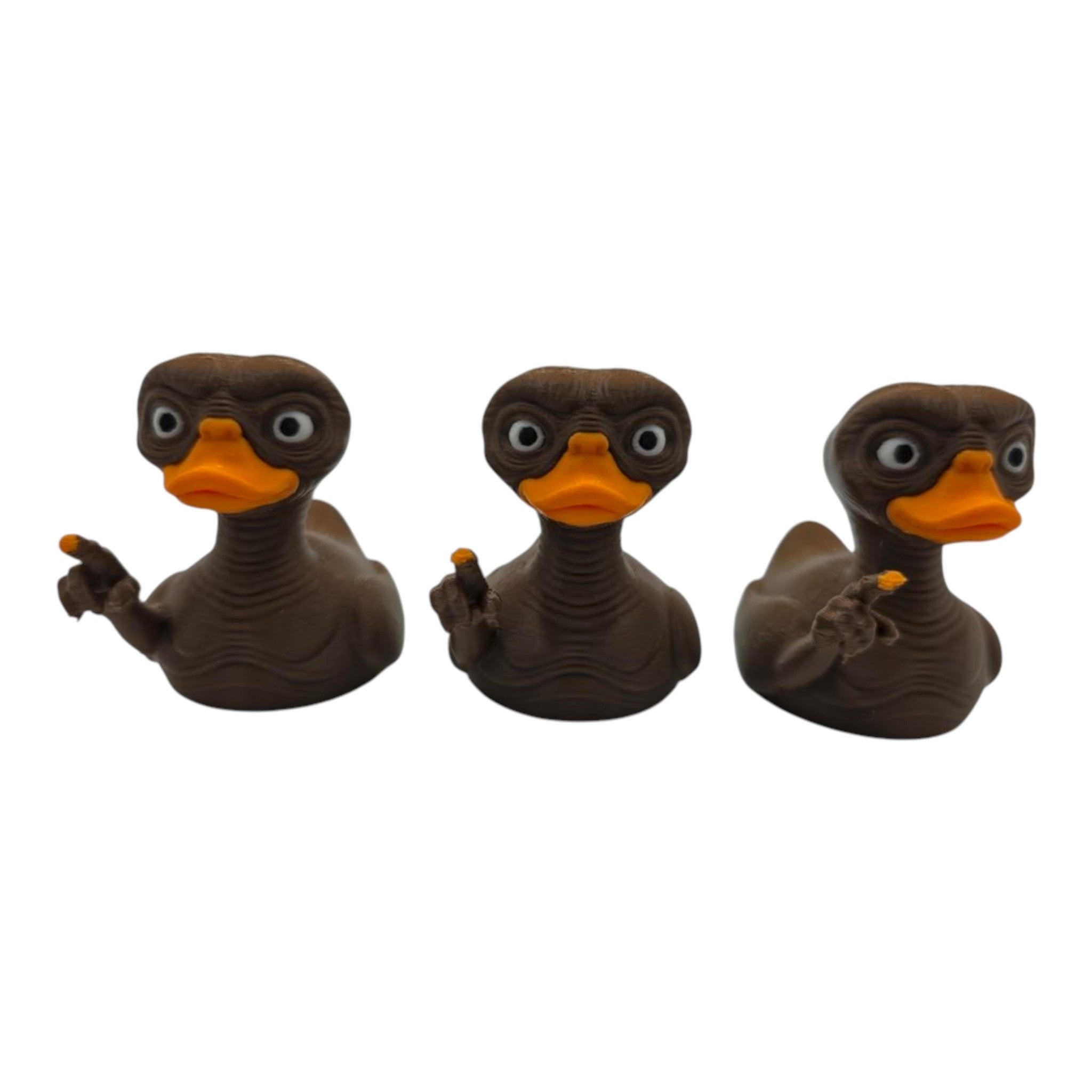 Et Inspired Duck Figure Shelf Piece Jeep Dashboard Ornament Car Accessory Extraterrestrial Phone Home - JM Designs