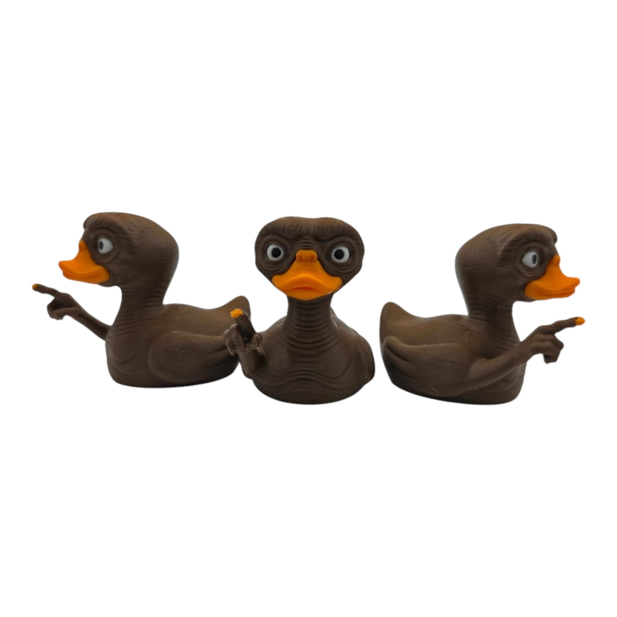 Et Inspired Duck Figure Shelf Piece Jeep Dashboard Ornament Car Accessory Extraterrestrial Phone Home - JM Designs