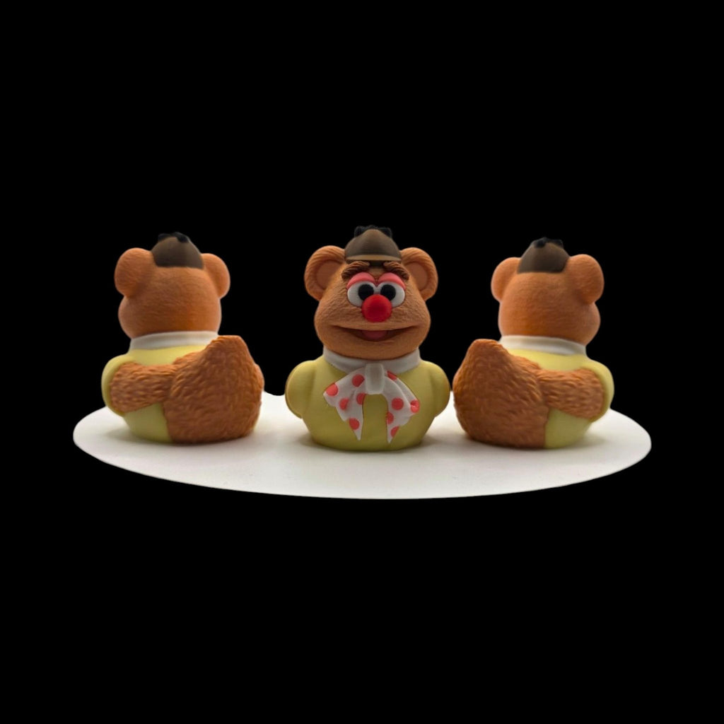 Fozzie Bear Duck Figurine Collectible Cartoon Character Display Decoration Desk Accessory Miniature Statue Novelty Gift Muppet Mashup Comedy - JM Designs