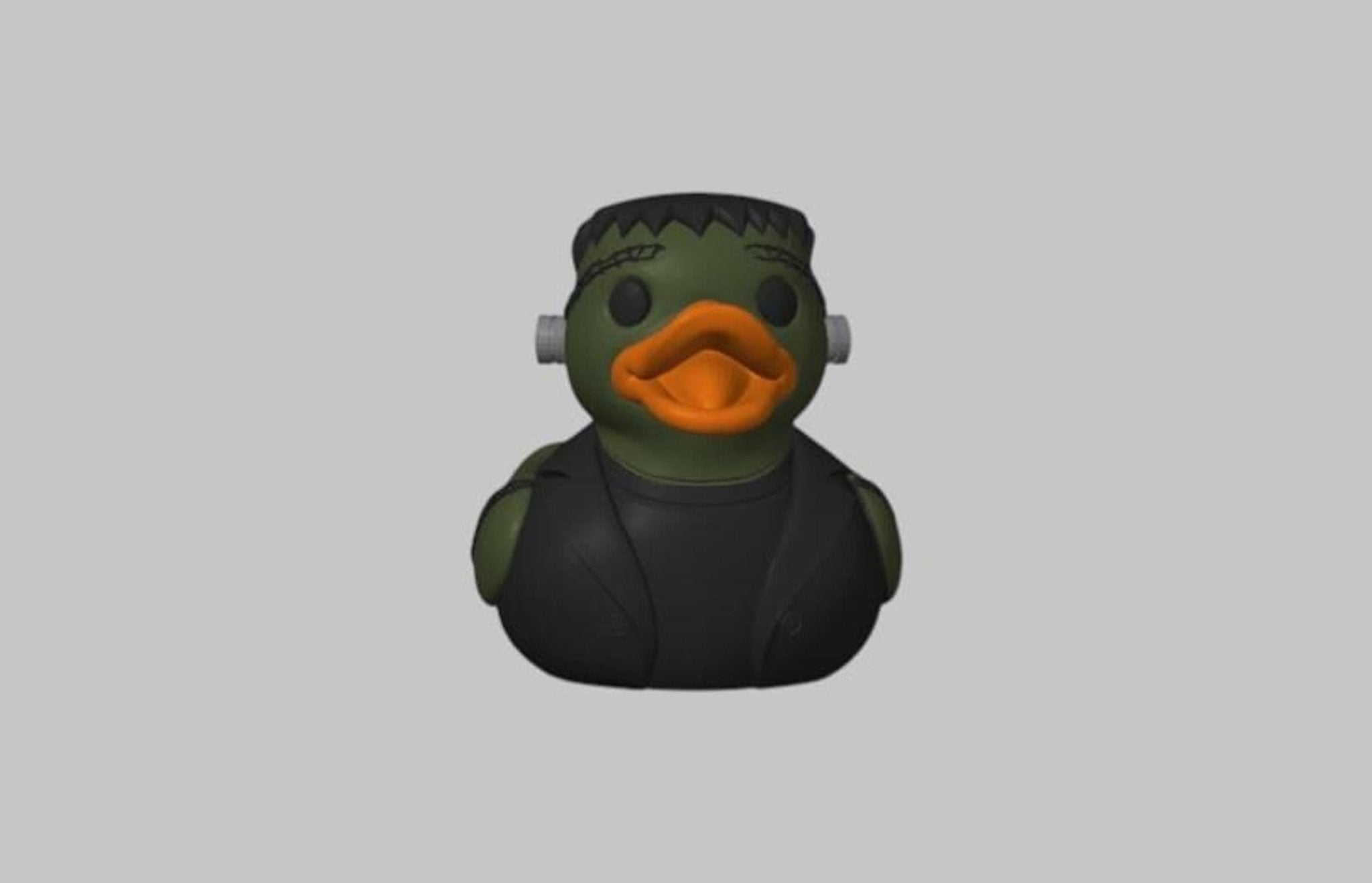Frankenstein Duck Halloween Decoration, 3D Printed Frankenduck for Jeep or Bath - JM Designs
