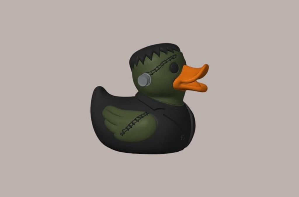 Frankenstein Duck Halloween Decoration, 3D Printed Frankenduck for Jeep or Bath - JM Designs