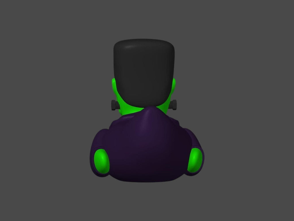 Frankenstein Duck Halloween Decoration, 3D Printed Frankenduck for Spooky Fun - JM Designs