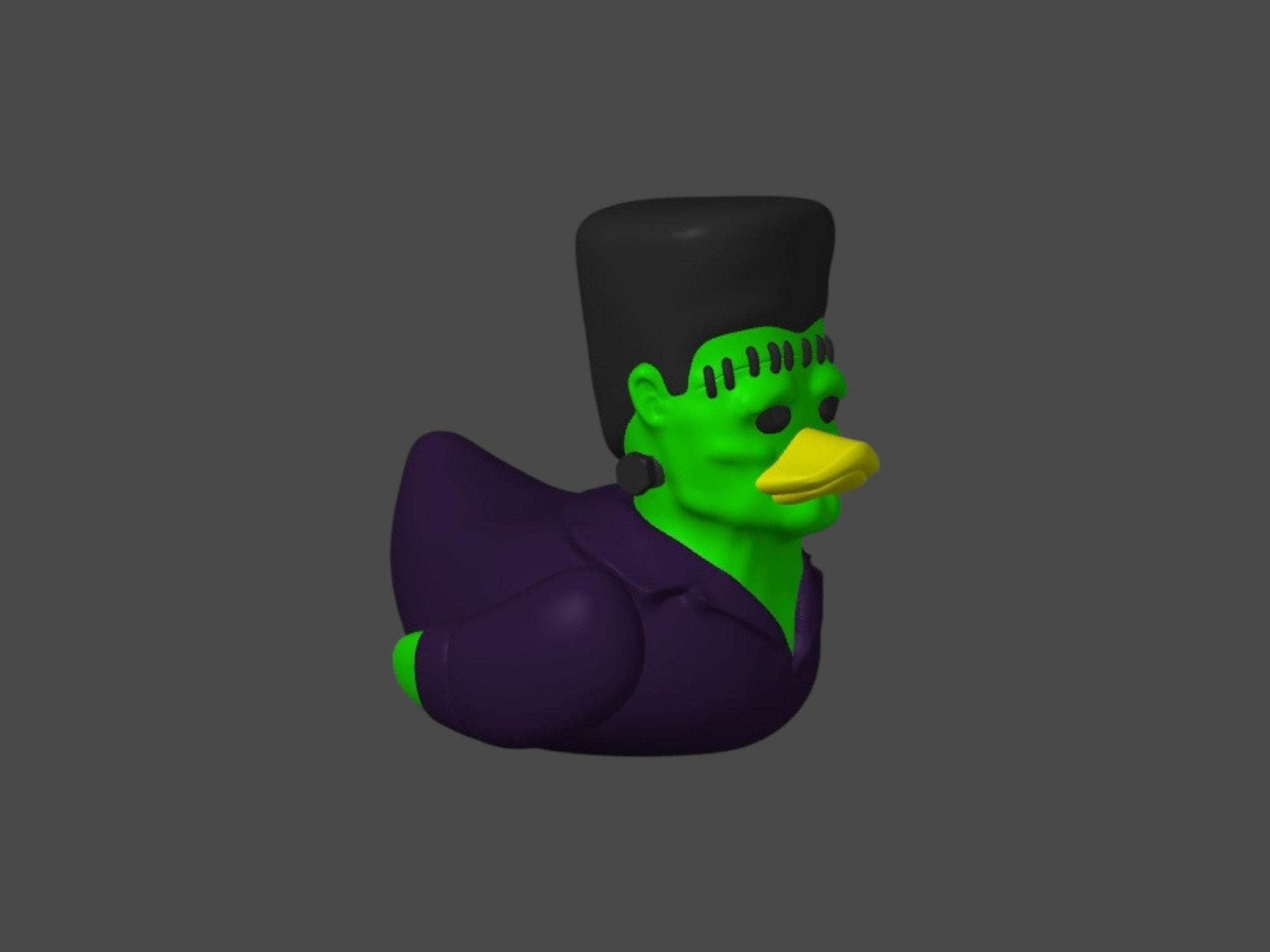 Frankenstein Duck Halloween Decoration, 3D Printed Frankenduck for Spooky Fun - JM Designs