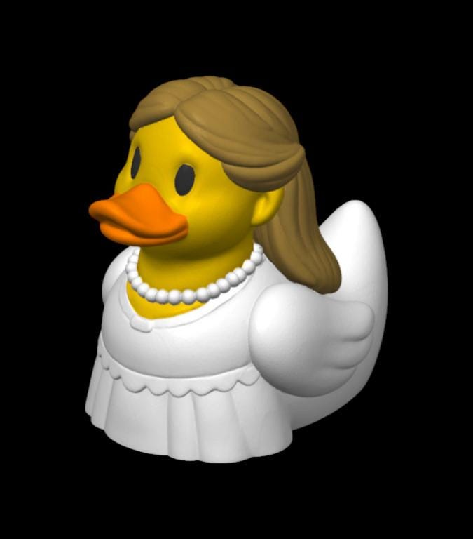 Bride & Groom Ducks Wedding Decoration Cake Topper- JM Designs