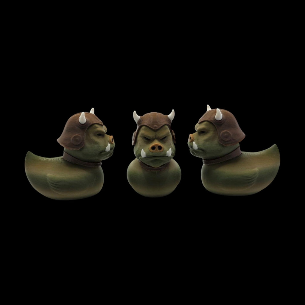 Gamorrean Guard Inspired Duck Matte Star Wars Desktop Decoration Desk Display Sci Fi Collectible - JM Designs