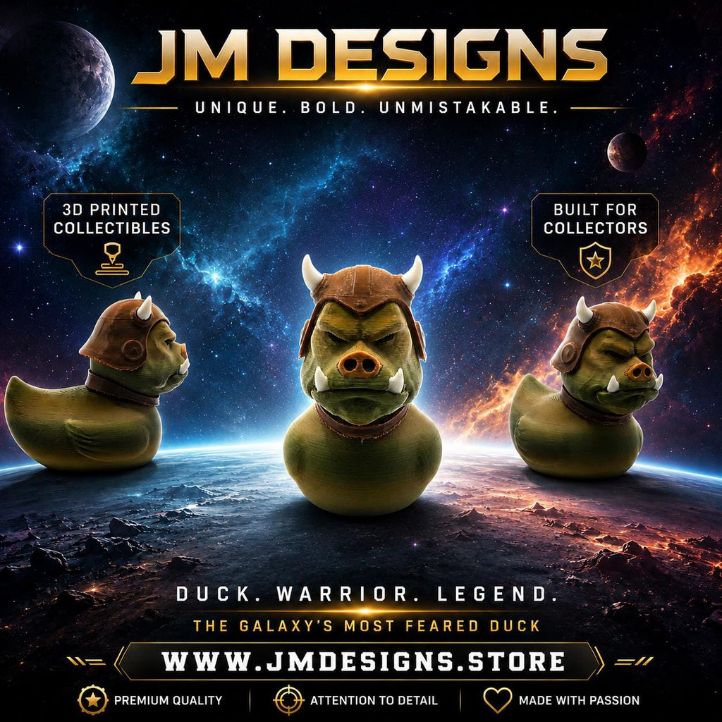 Gamorrean Guard Inspired Duck Matte Star Wars Desktop Decoration Desk Display Sci Fi Collectible - JM Designs