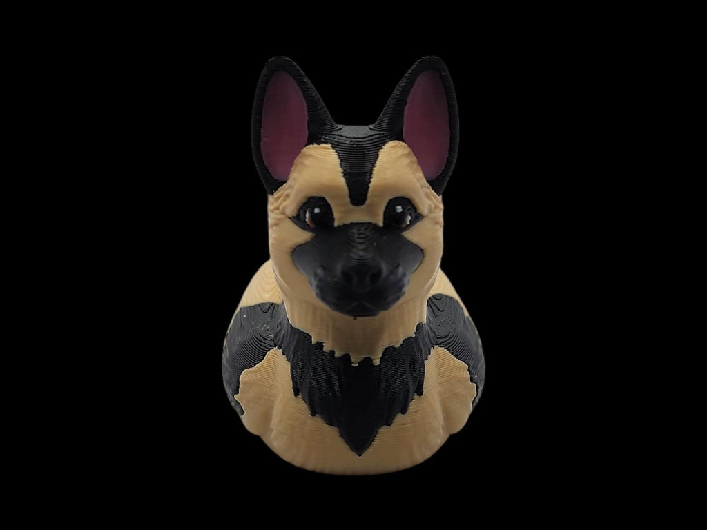 German Shepherd Dog Jeep Ducking Character for Collectors German Shepherd Duck Cruise Line Duck Dog Lovers Gift Idea Jeep Owners - JM Designs