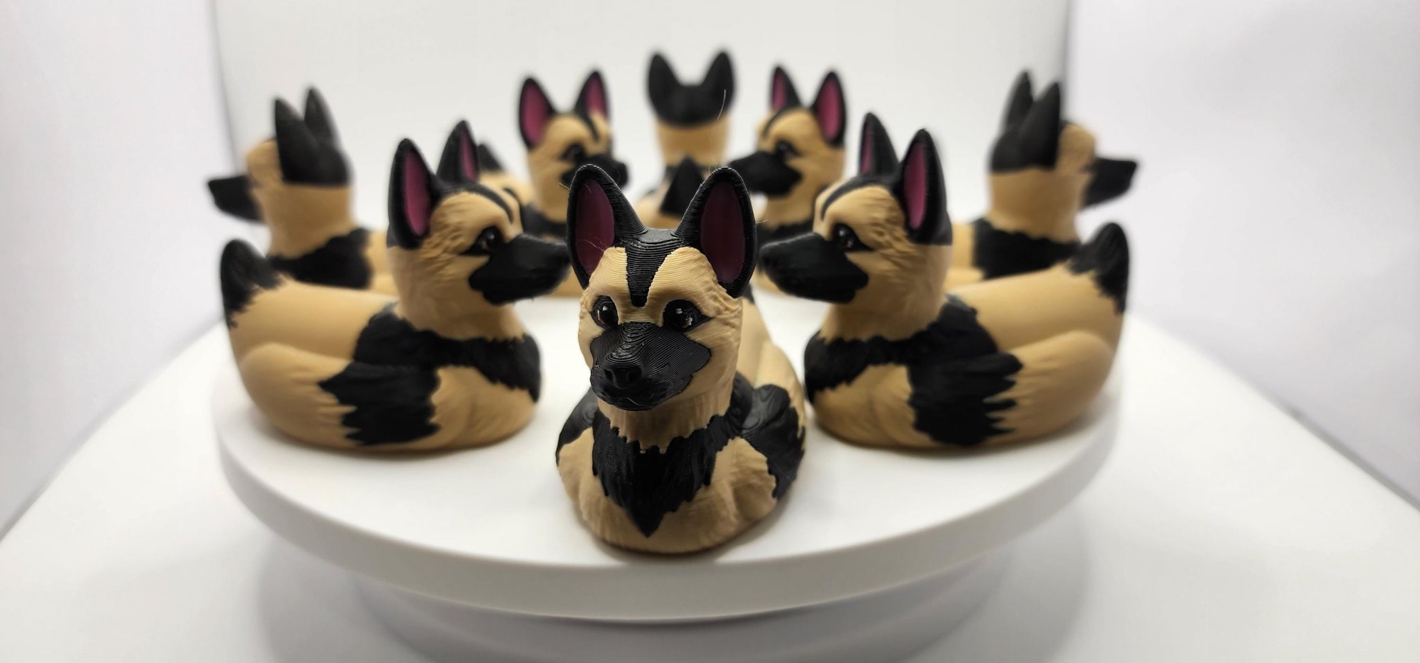 German Shepherd Dog Jeep Ducking Character for Collectors German Shepherd Duck Cruise Line Duck Dog Lovers Gift Idea Jeep Owners - JM Designs