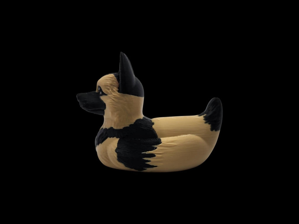 German Shepherd Dog Jeep Ducking Character for Collectors German Shepherd Duck Cruise Line Duck Dog Lovers Gift Idea Jeep Owners - JM Designs