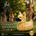 German Shepherd Duck Black & Brown Jeep Ducking Cruise Line Dog Lovers - JM Designs