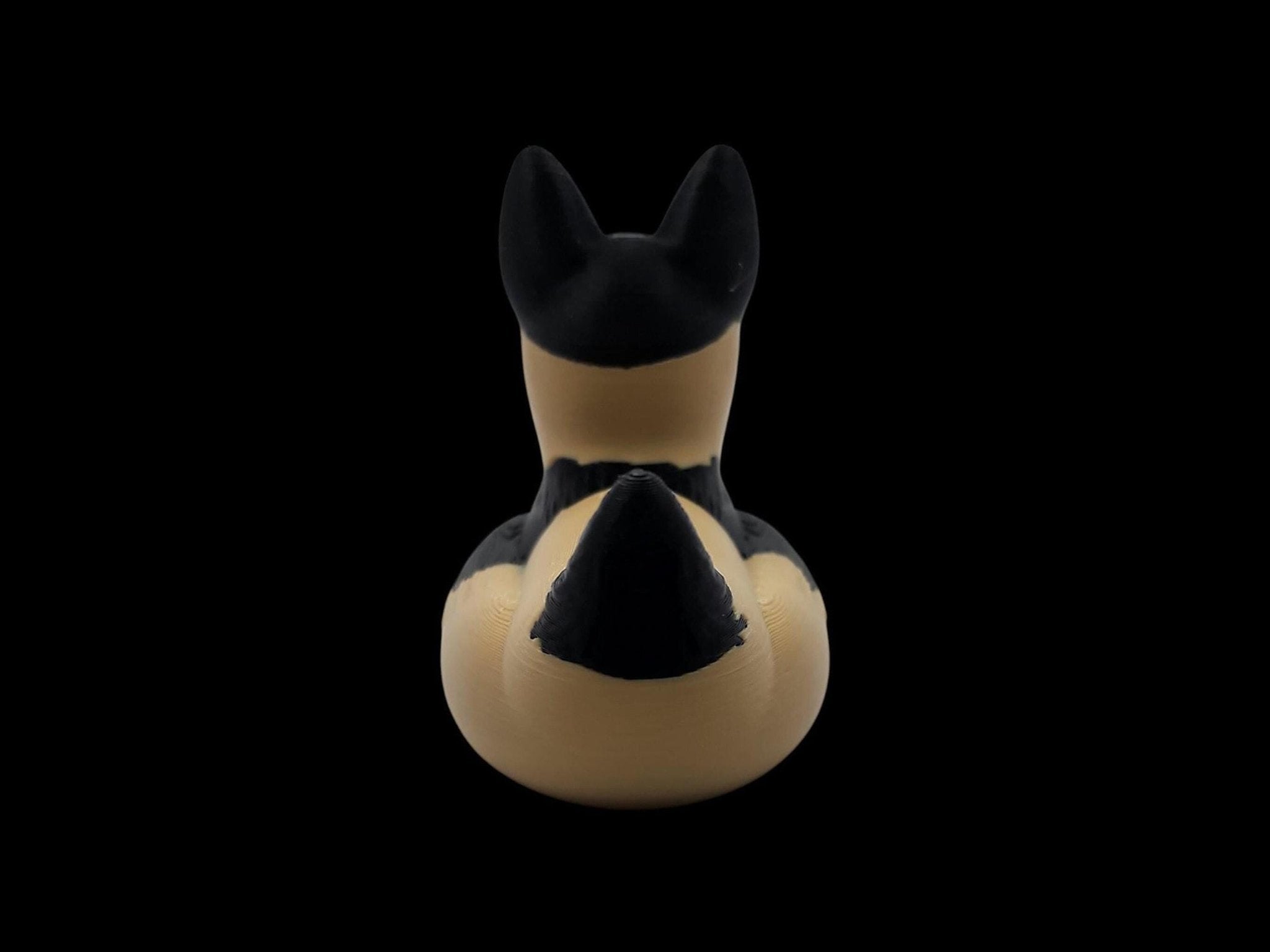 German Shepherd Duck Figurine, 3D Printed Collectible for Dog Lovers - JM Designs