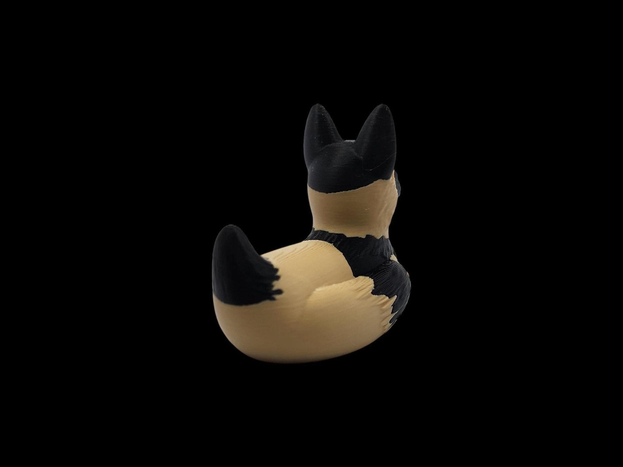 German Shepherd Duck Figurine, 3D Printed Collectible for Dog Lovers - JM Designs