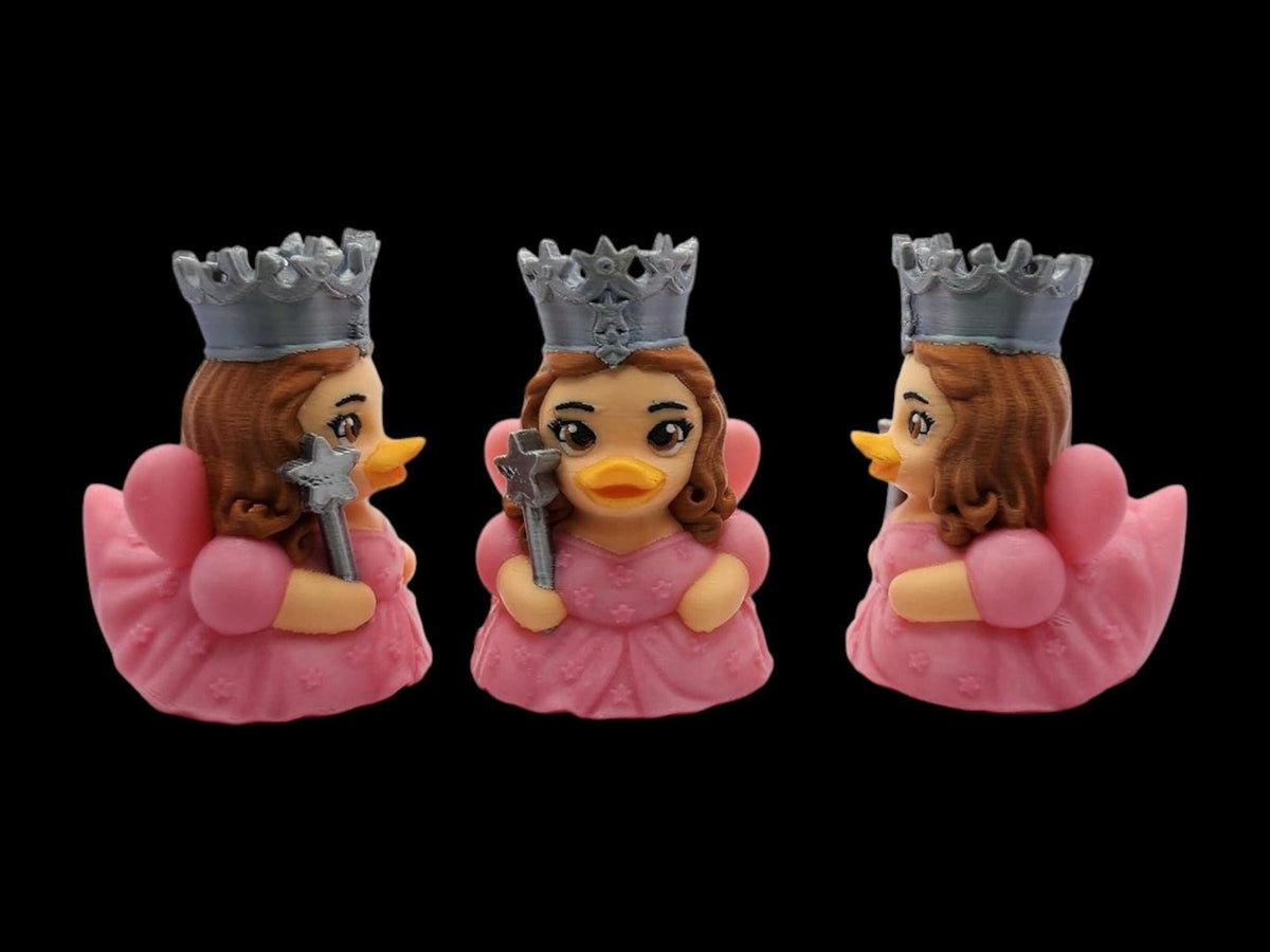 Glinda Duck Figurine, 3D Printed Oz Character Display Item - JM Designs
