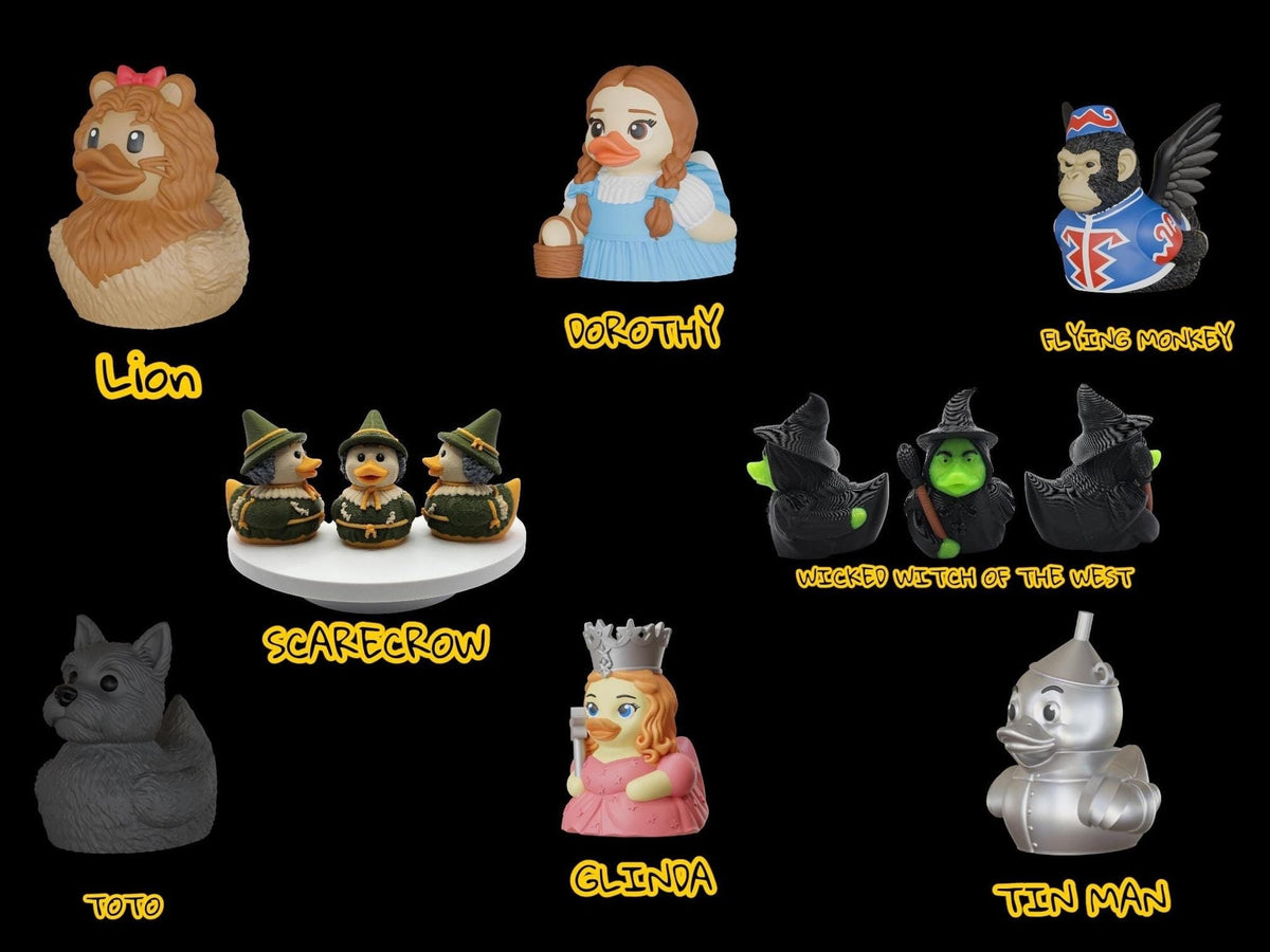 Glinda Duck Figurine, 3D Printed Oz Character Display Item - JM Designs