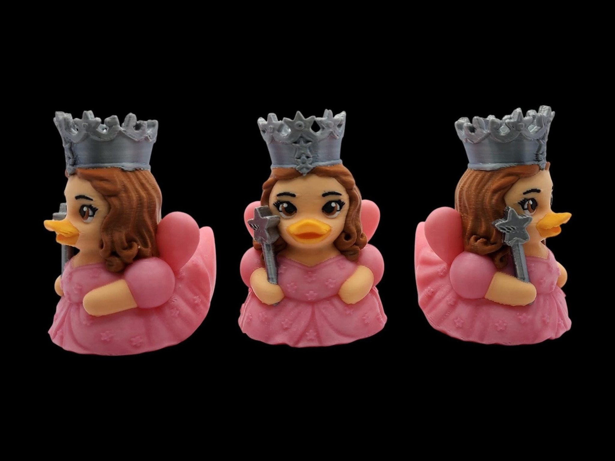 Glinda Duck Figurine, 3D Printed Oz Character Display Item - JM Designs