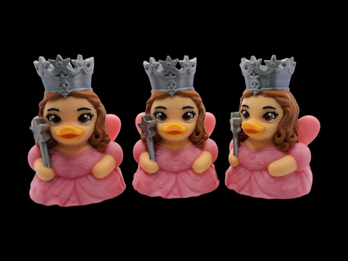 Glinda Duck Figurine, 3D Printed Oz Character Display Item - JM Designs