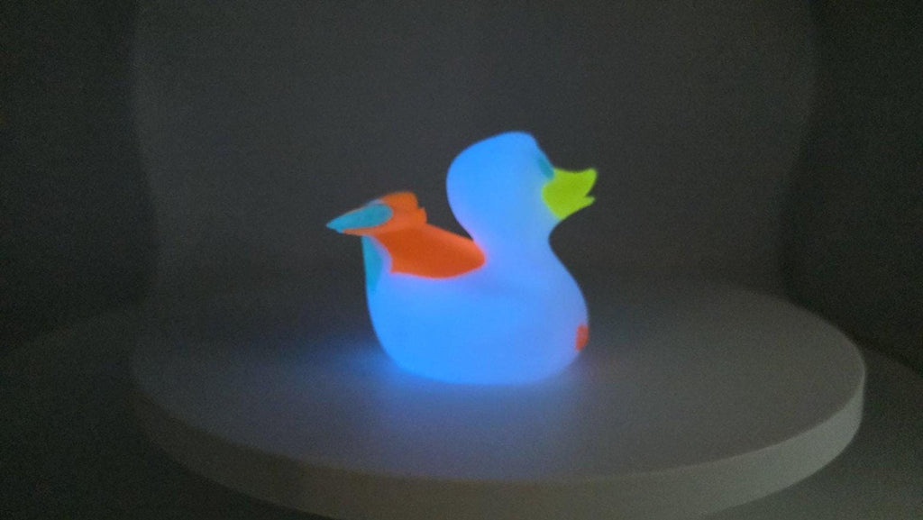 Glow In The Dark Cruise Ship Duck, 3D Printed Carnival Toy - JM Designs