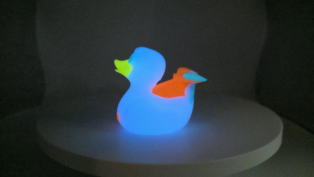Glow In The Dark Cruise Ship Duck, 3D Printed Carnival Toy - JM Designs