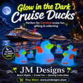 Glow In The Dark Cruise Ship Duck, 3D Printed Carnival Toy - JM Designs