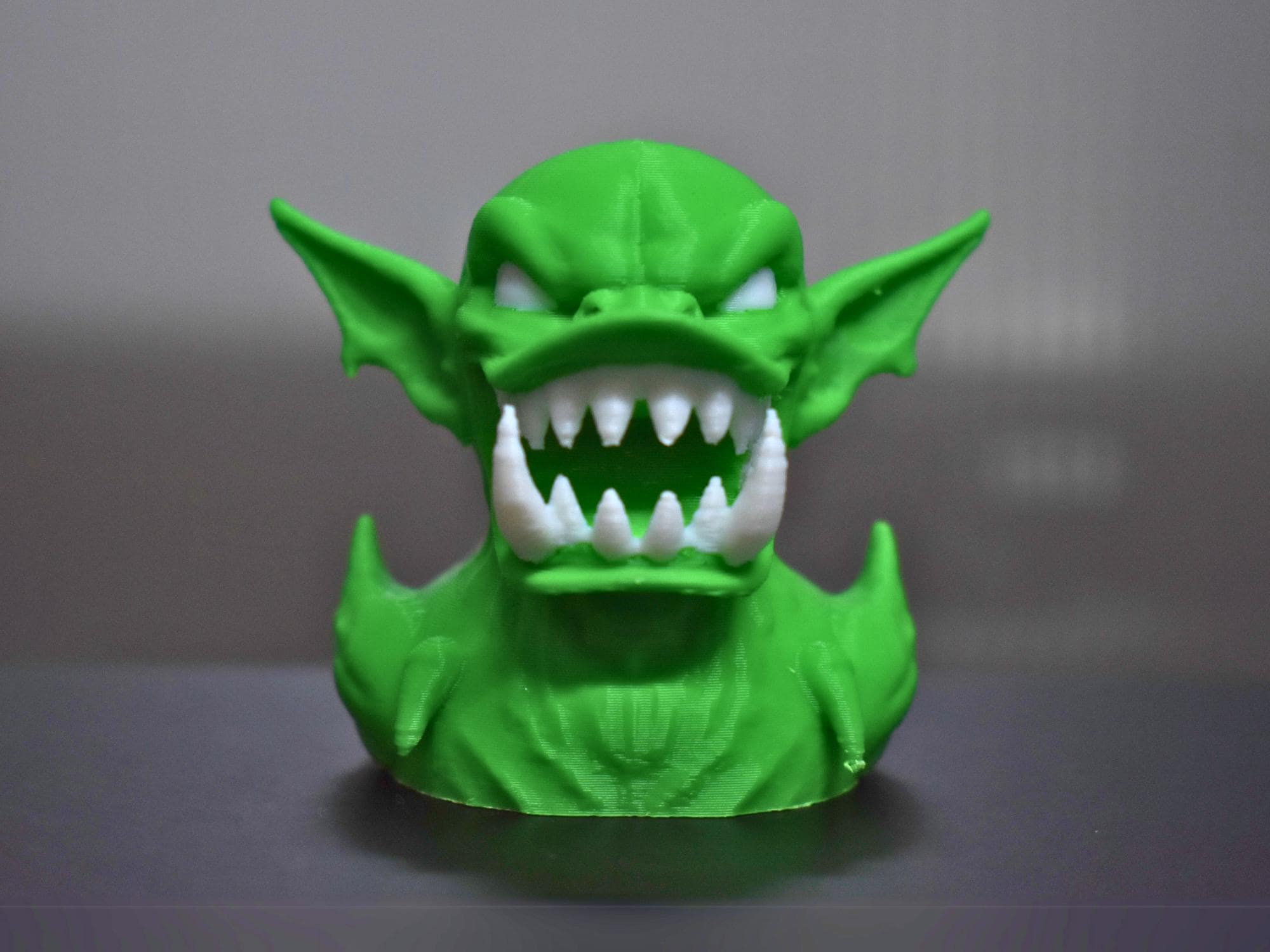 Goblin Duck Figurine: Spooky Halloween Decor - JM Designs