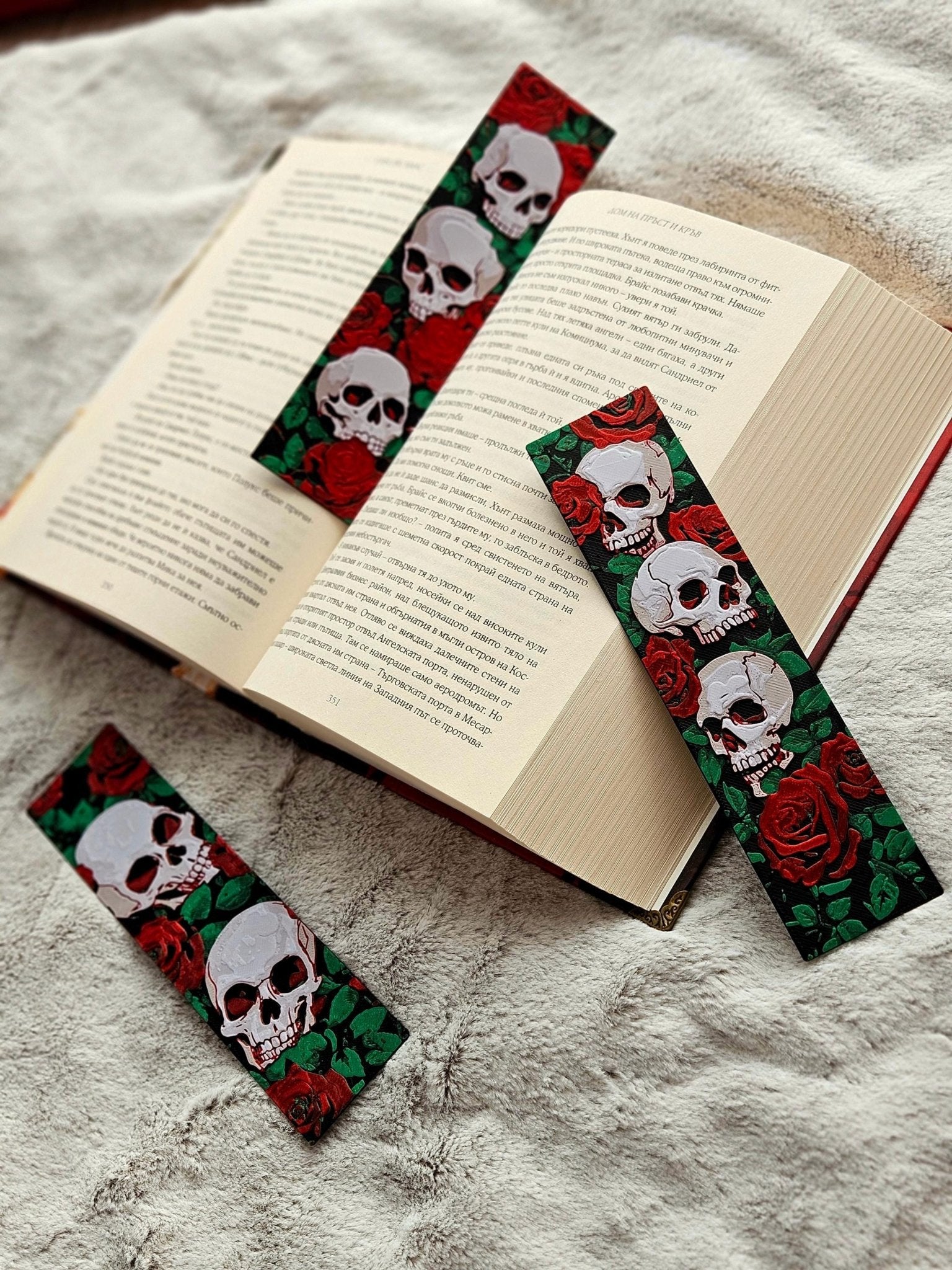 Gothic Skull Bookmark Set - JM Designs
