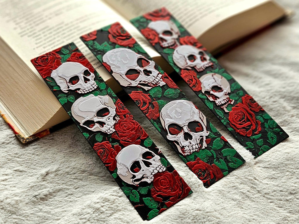 Gothic Skull Bookmark Set - JM Designs