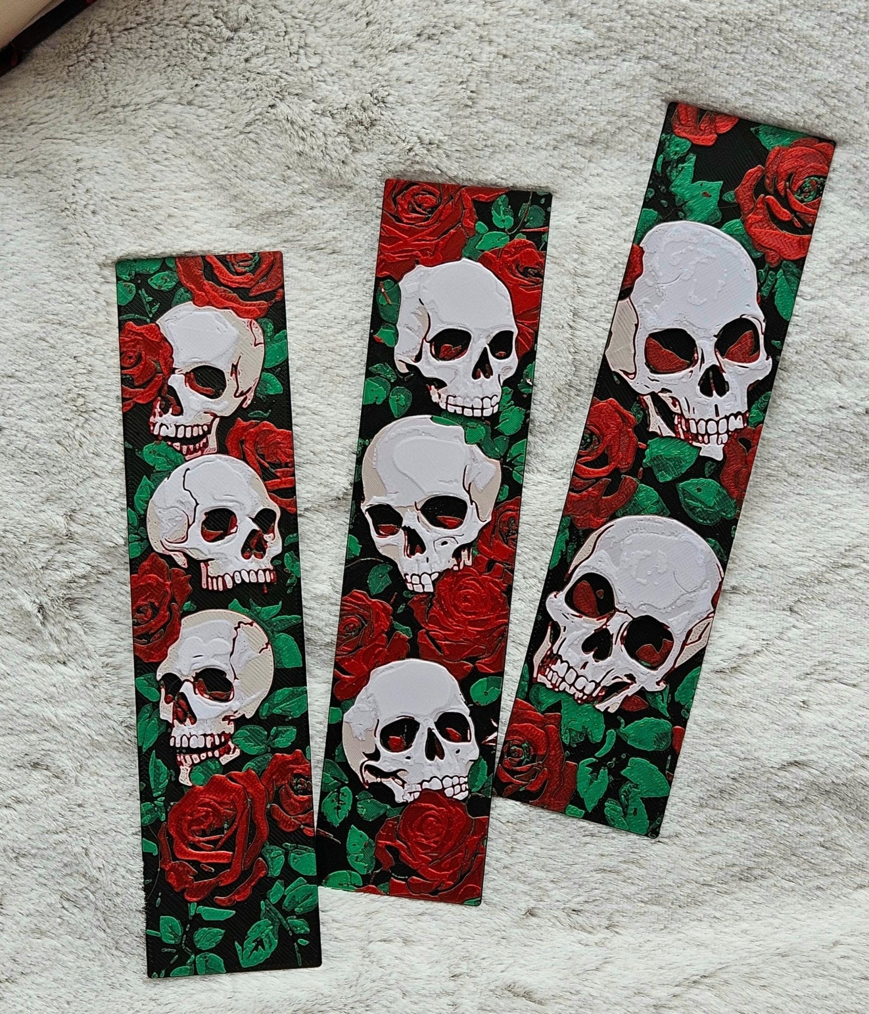 Gothic Skull Bookmark Set - JM Designs