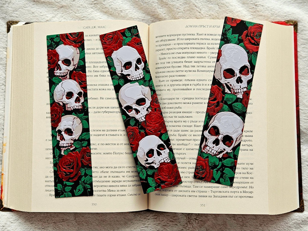Gothic Skull Bookmark Set - JM Designs