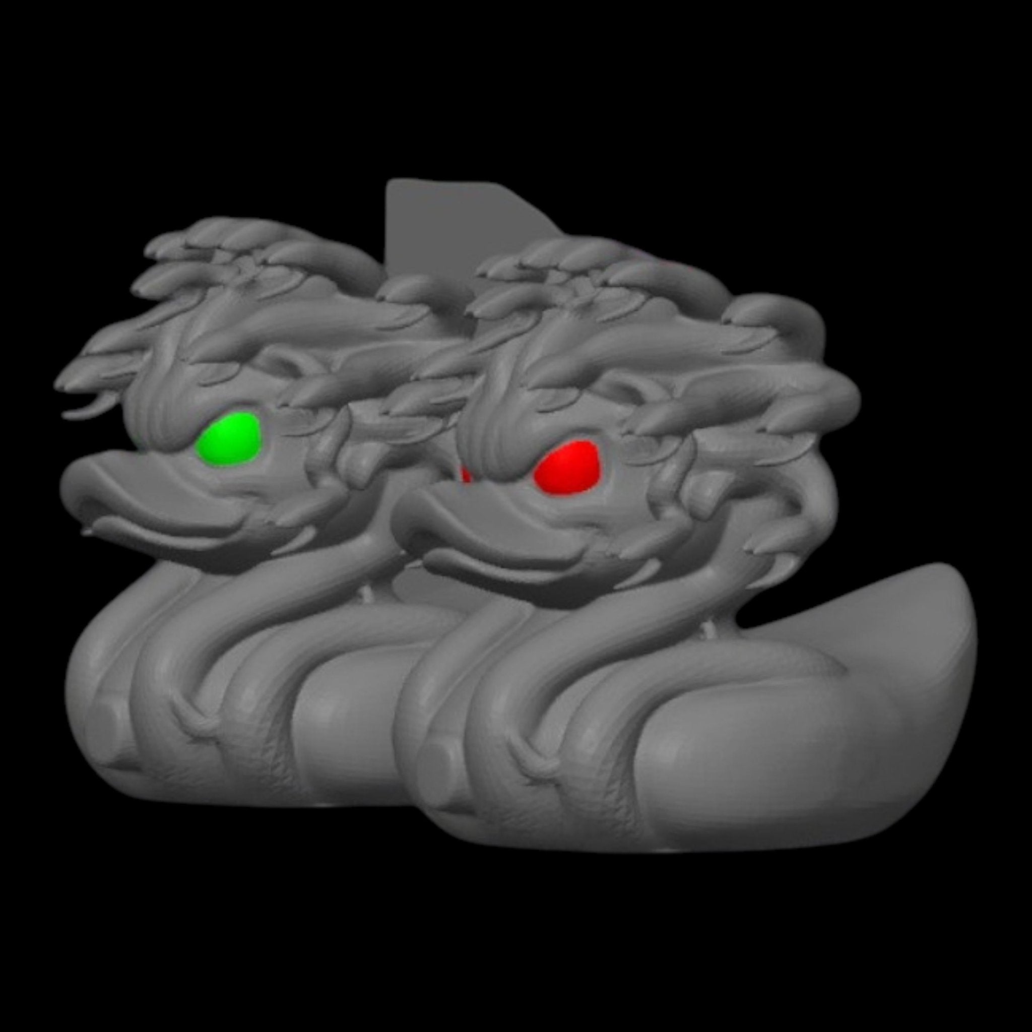 Gray Medusa Duck - JM Designs