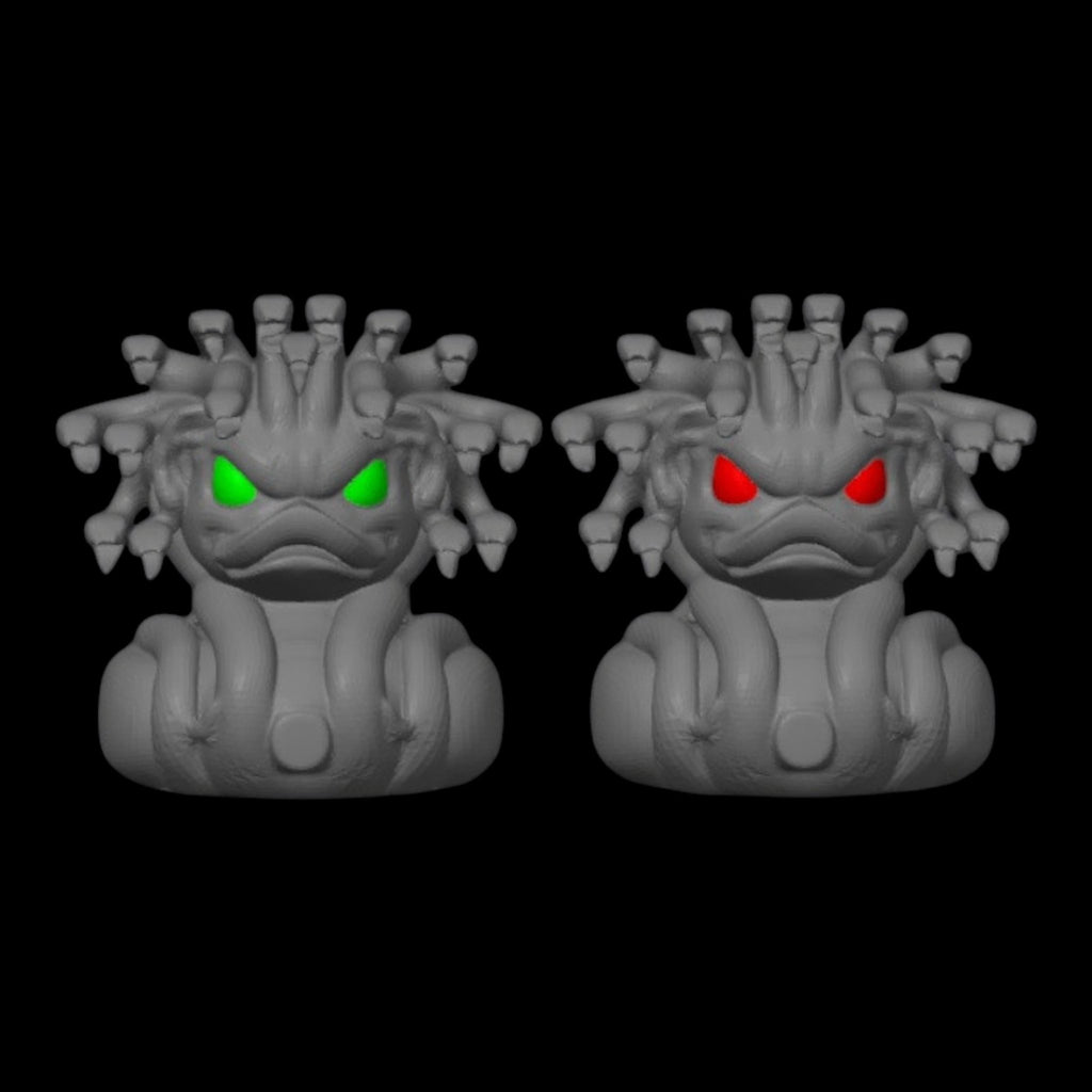 Gray Medusa Duck - JM Designs