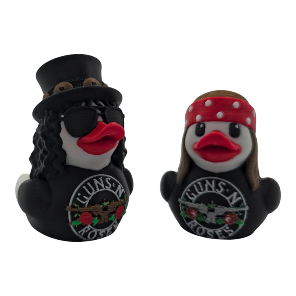 Guns N Roses Ducks, 3D Printed Axl & Slash Dashboard Decor - JM Designs