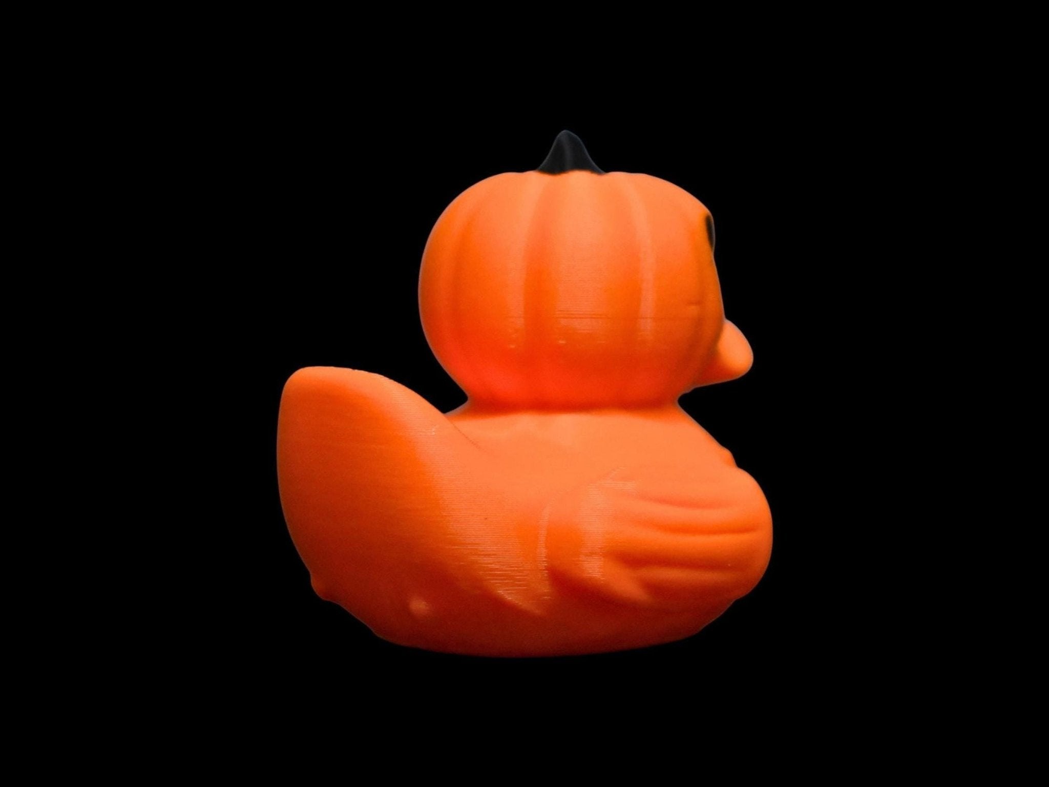 Halloween Duck Dashboard Buddy, Custom Jack-O'-Lantern 3D Printed Decoration - JM Designs