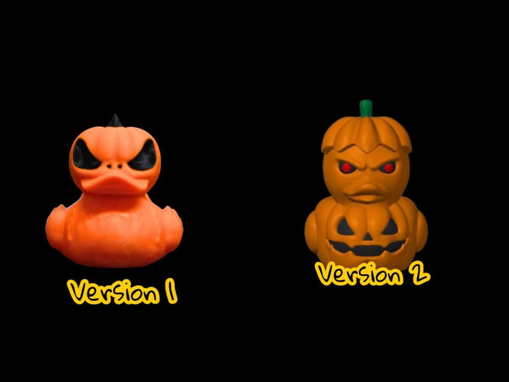 Halloween Duck Dashboard Buddy, Custom Jack-O'-Lantern 3D Printed Decoration - JM Designs
